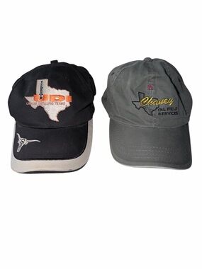 Oilfield Drilling Texas Baseball Caps Bundle (2)